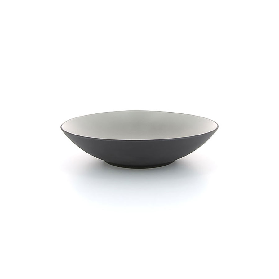 Revol Equinoxe Porcelain Pepper Round Coupe Plate 24cm