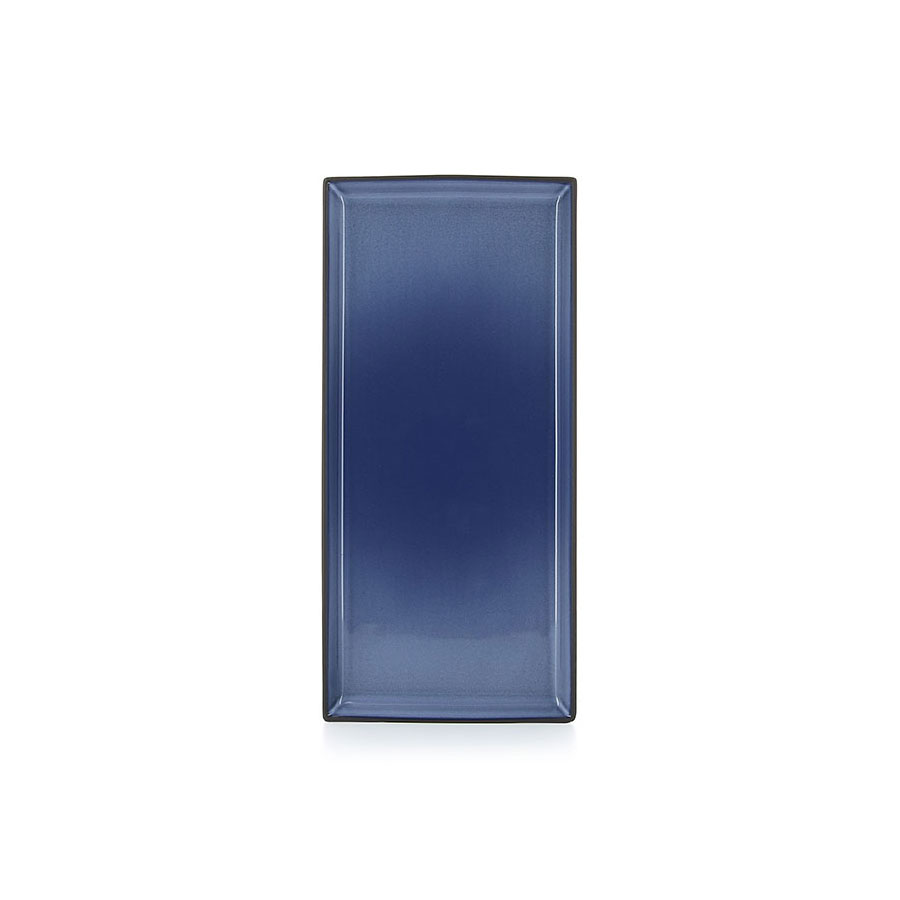 Revol Equinoxe Porcelain Cirrus Blue Rectangular Plate 32.5cm