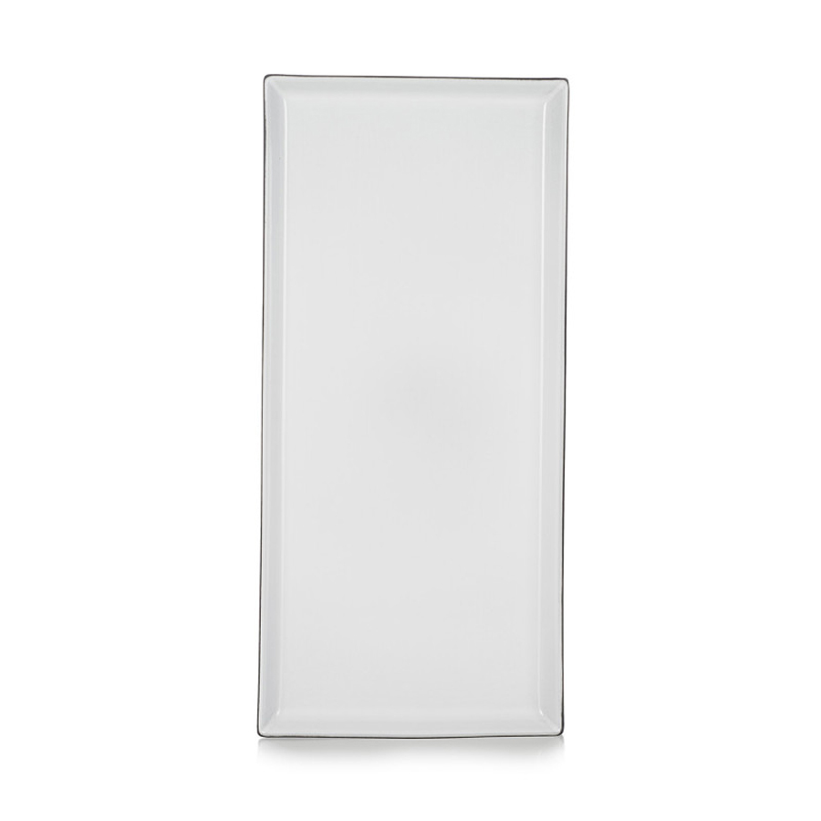 Revol Equinoxe Porcelain White Rectangular Plate 32.5cm