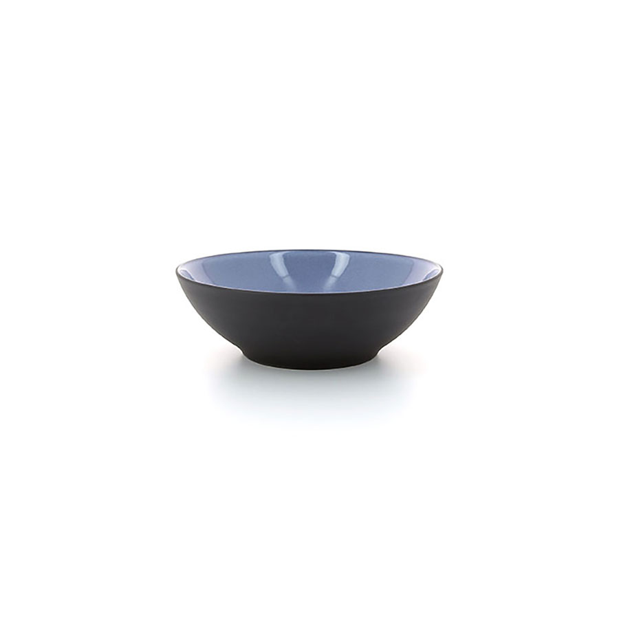 Revol Equinoxe Porcelain Cirrus Blue Round Coupe Plate 19cm
