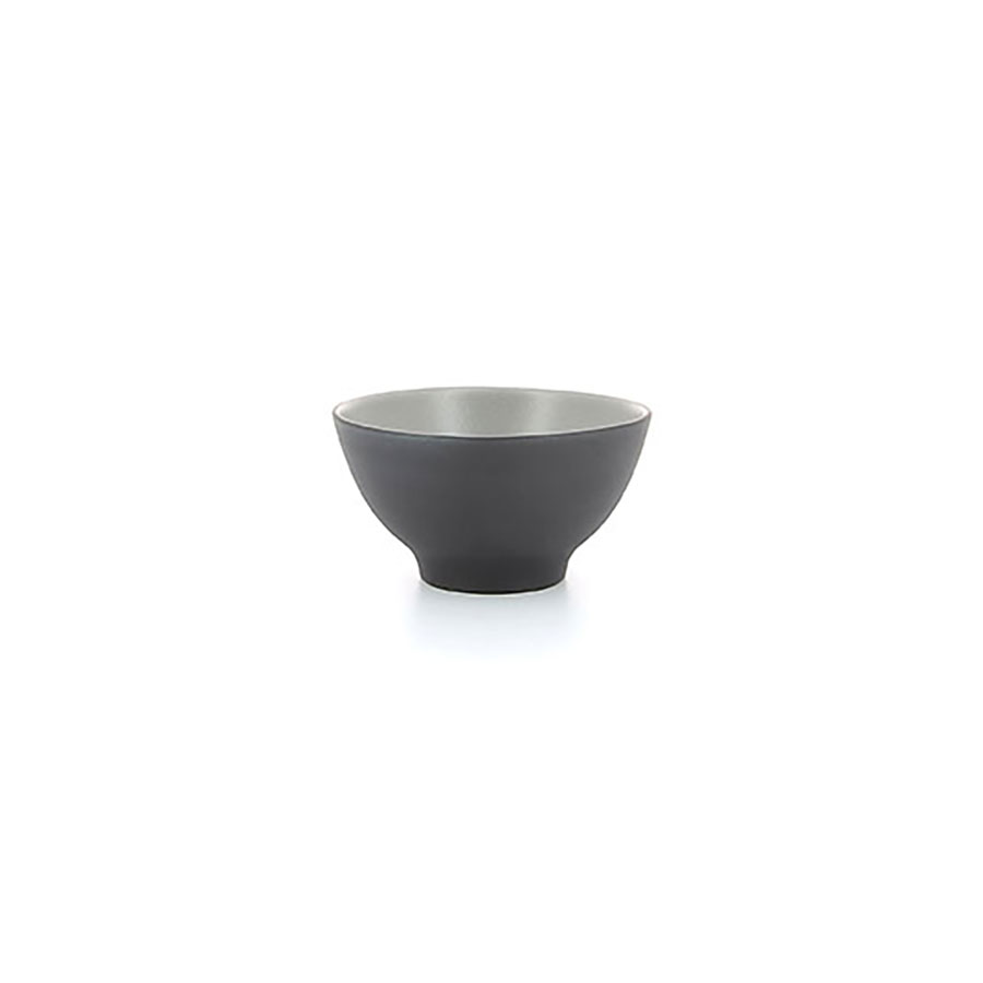 Revol Equinoxe Porcelain Pepper Round Rice Bowl 12cm 30cl