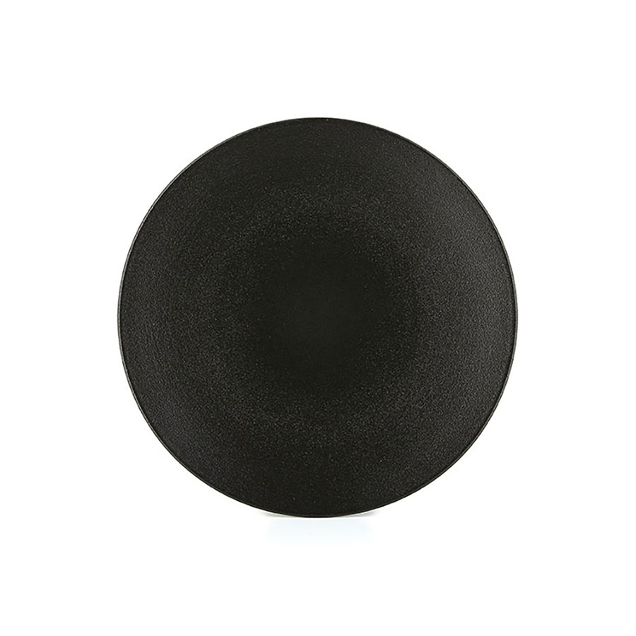 Revol Equinoxe Porcelain Black Round Dinner Plate 26cm