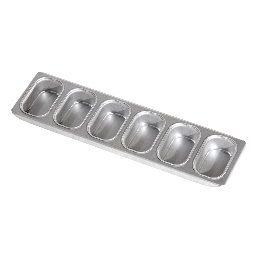 Invicta Bakeware Mini Loaf Shape Tins Strap Of 6 Aluminised Steel