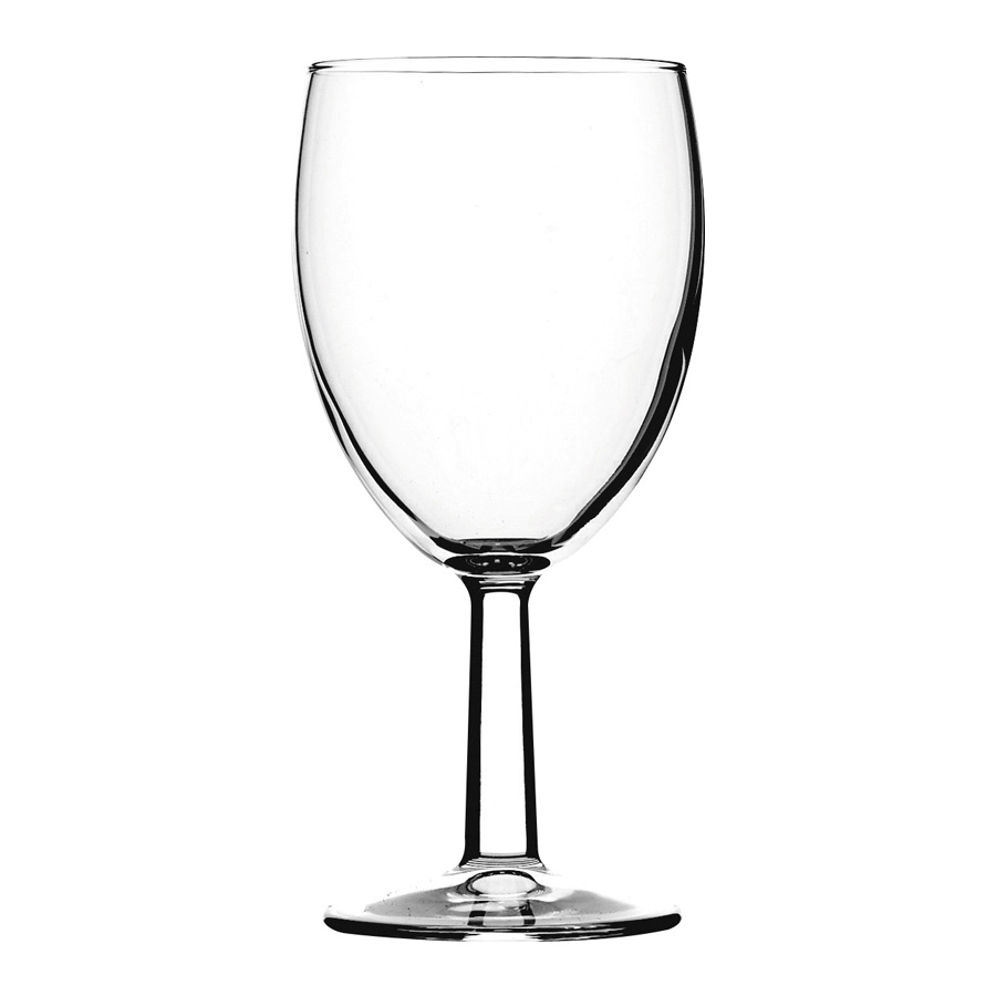 Saxon Toughened Wine 12oz Lined 125 175 & 250ml