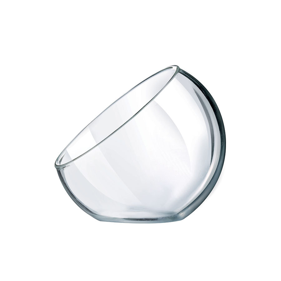 Arcoroc Versatile Glass Angled Ice Cream Bowl 12Cl