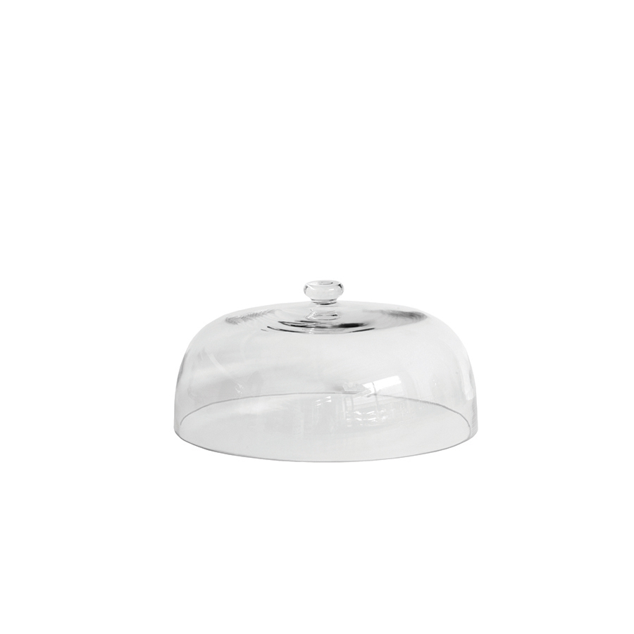 Flow Cloche Soda Lime Glass Polished Clear