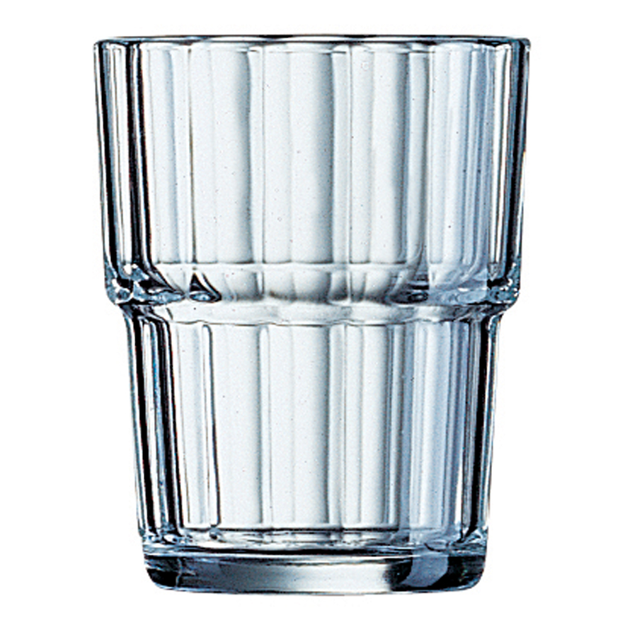 Arcoroc Norvege Toughened Glass Stacking Tumbler 18cl