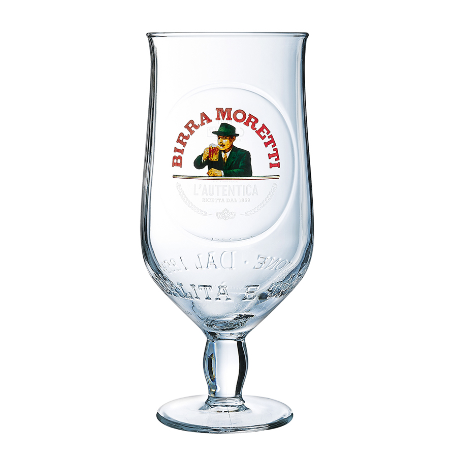 Arcoroc Birra Moretti Glass 20oz