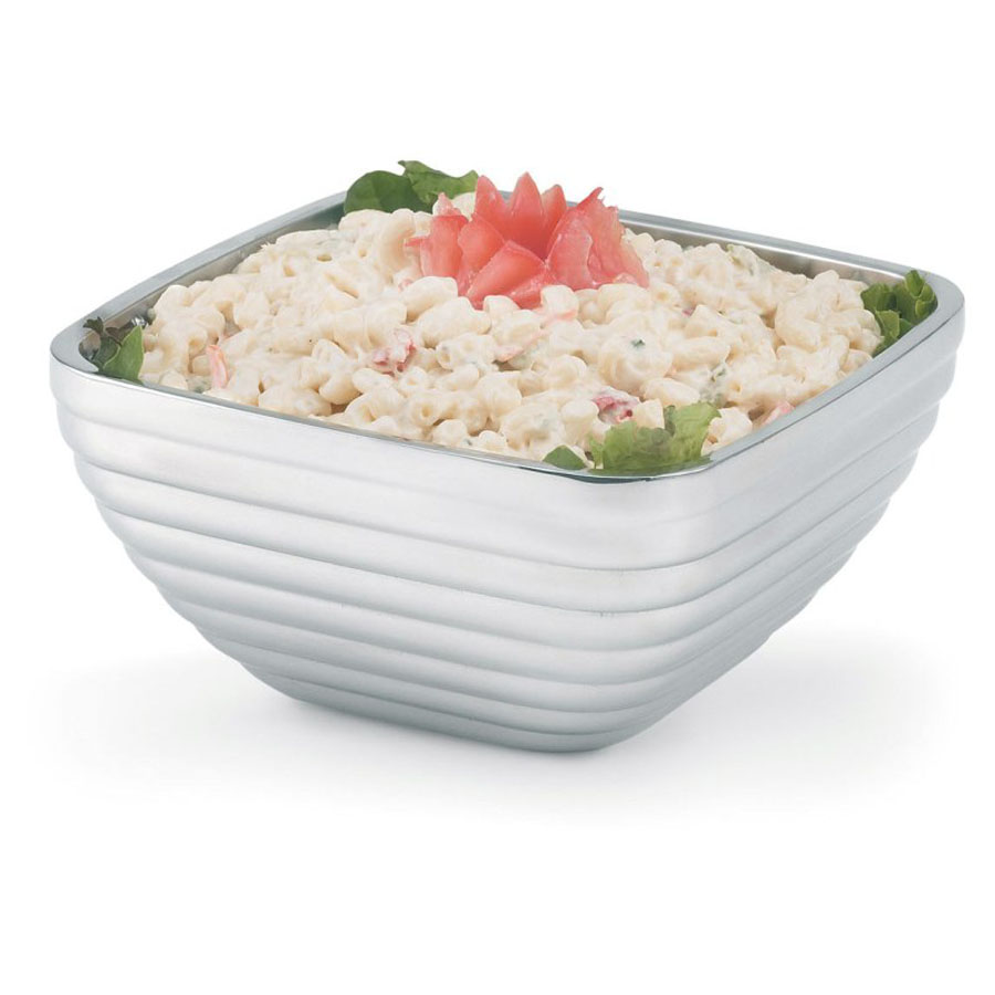 Square Beehive Bowl 3ltr Square Stainless Steel