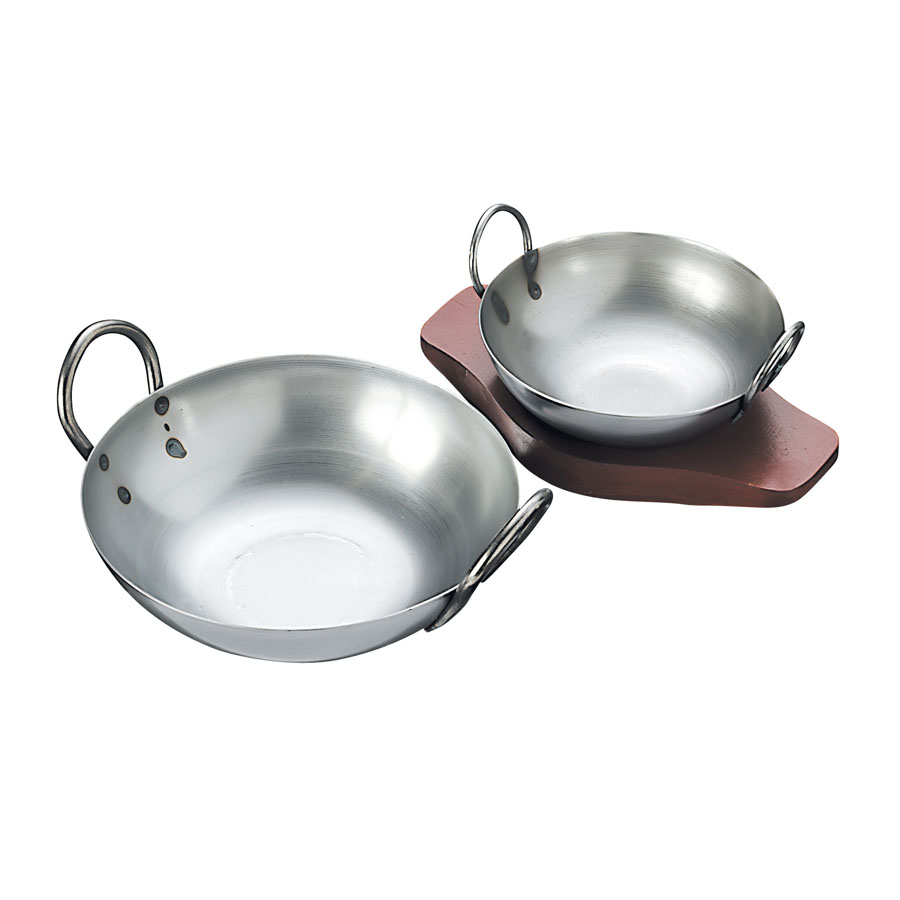 Balti Pan Tray Black Steel 13cm 6in