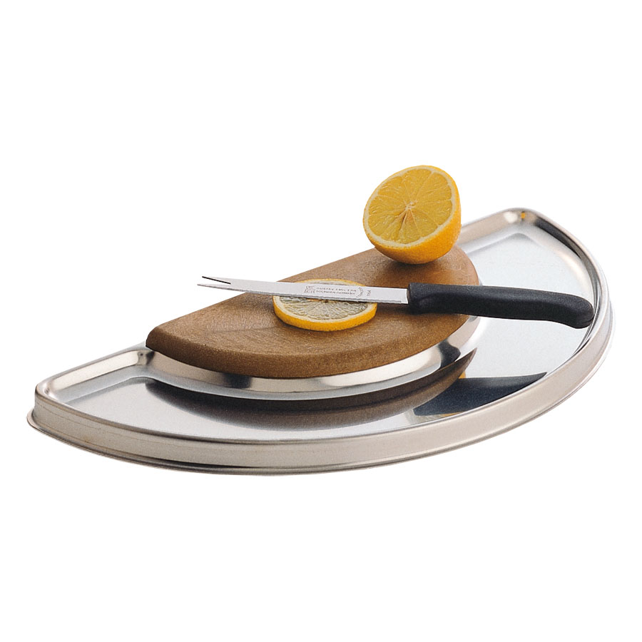 Stainless Steel Bar Board Hardwood Insert