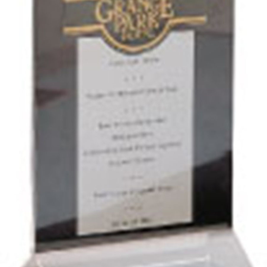 A5 Menu Holder Clear Perspex 15 x 22cm