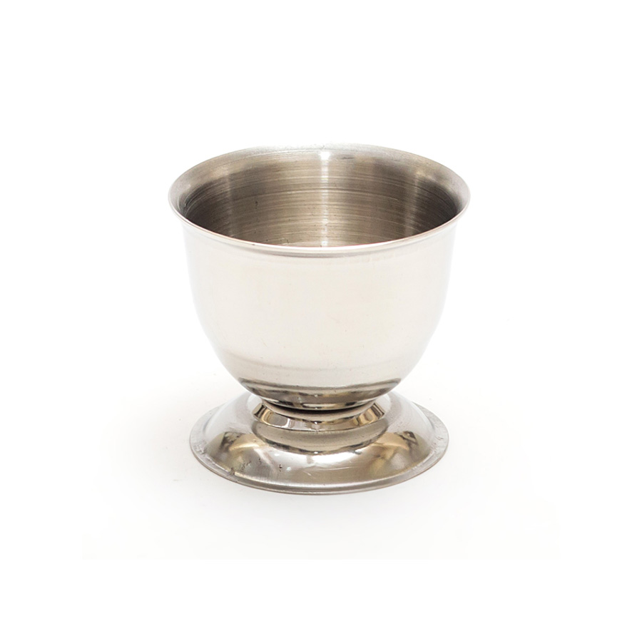 Egg Cup With Foot Stainless Steel Round
