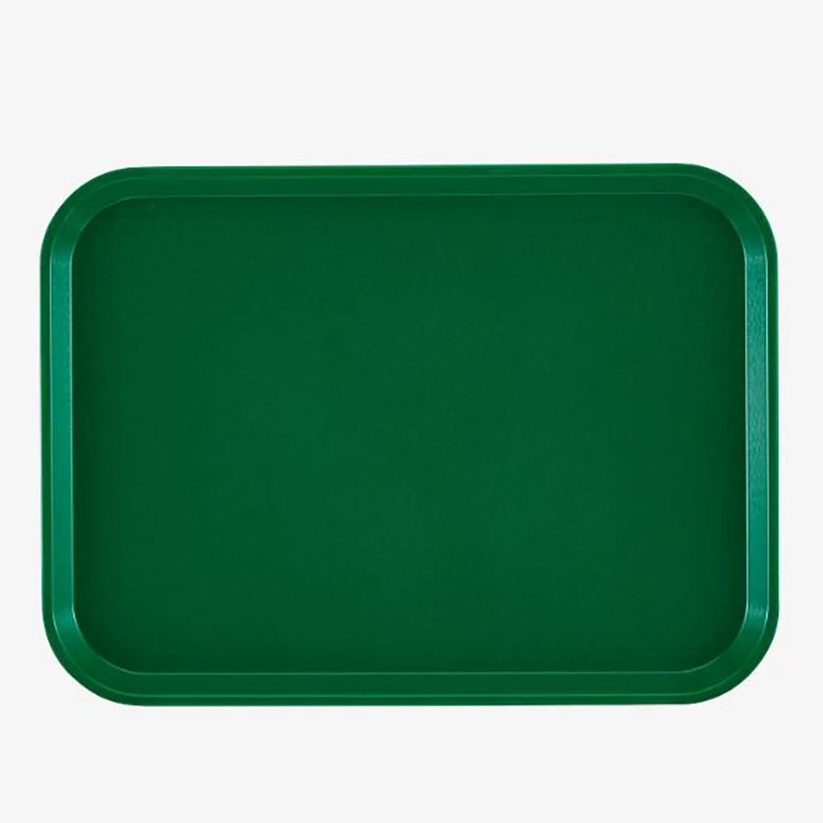 Cambro Fast Food Plastic Green Rectangular Tray 34.5x26.5cm