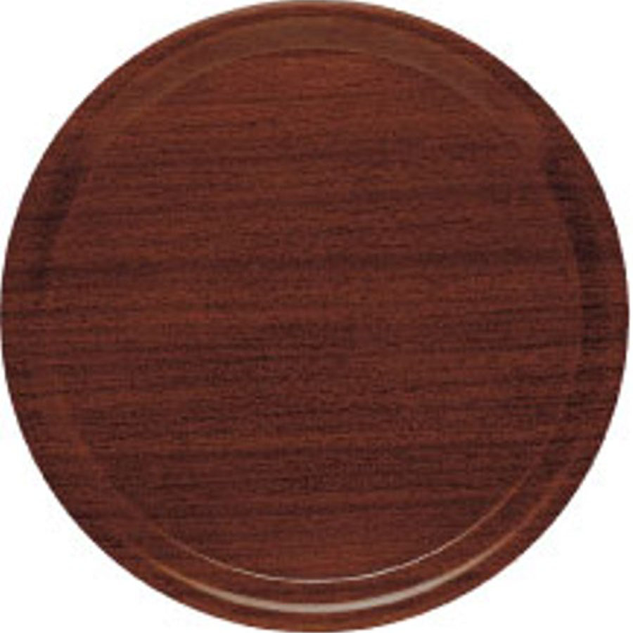 Cambro Capri Laminated Mahogany Round Tray 32cm
