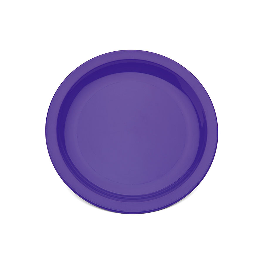 Harfield Polycarbonate Purple Round Narrow Rim Plate 17cm