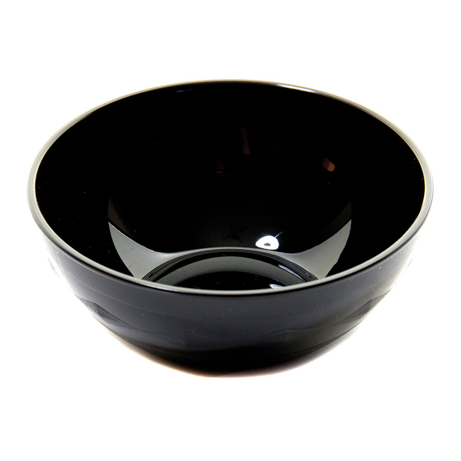 Harfield Polycarbonate Black Round Bowl 10cm 225ml 8oz