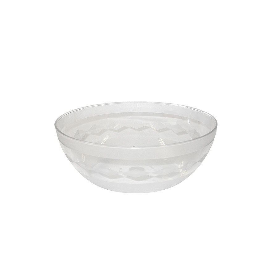 Harfield Polycarbonate Clear Round Bowl 12cm 350ml 12oz