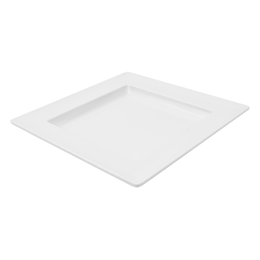 Dover Tray White Square Melamine 25cm