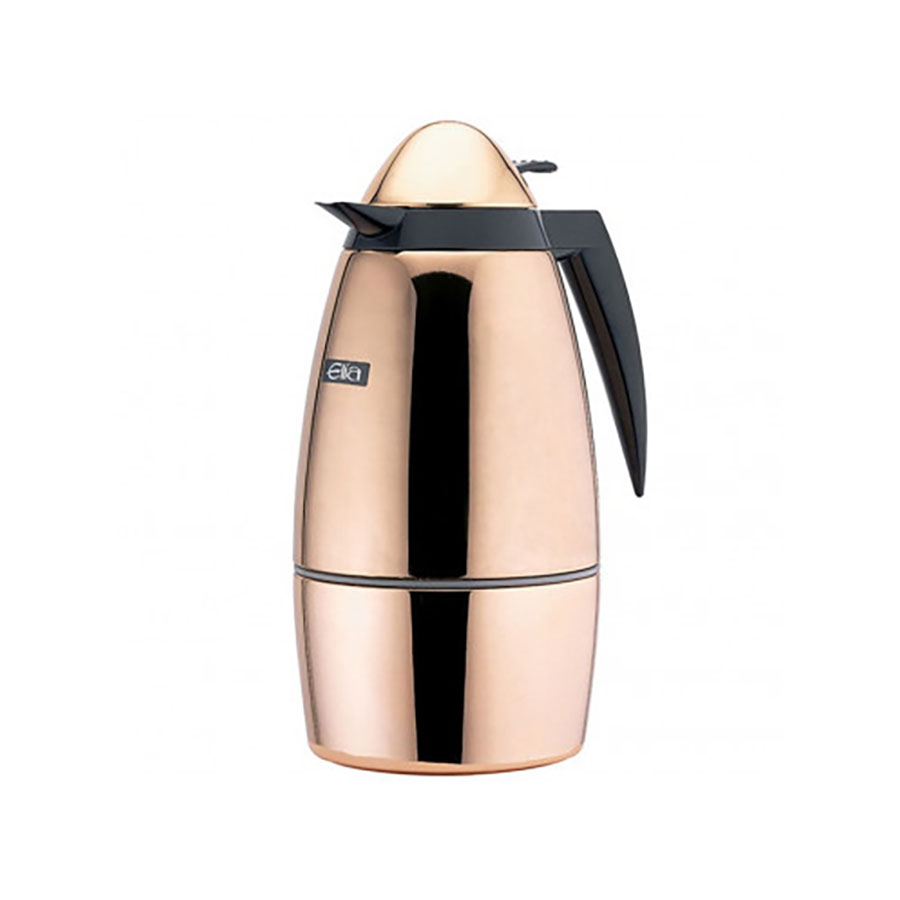 Vacuum Jug 1ltr Glass Liner Copper Finish