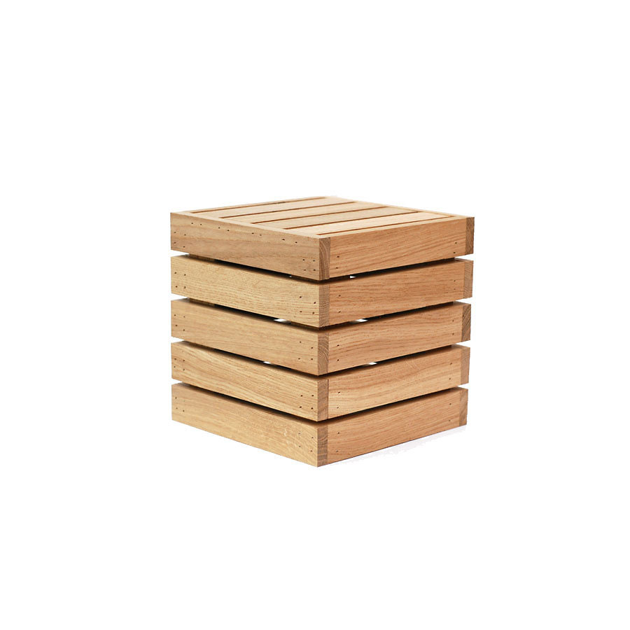 Rustic Oak Riser - Large 200 x 200 x 200mm