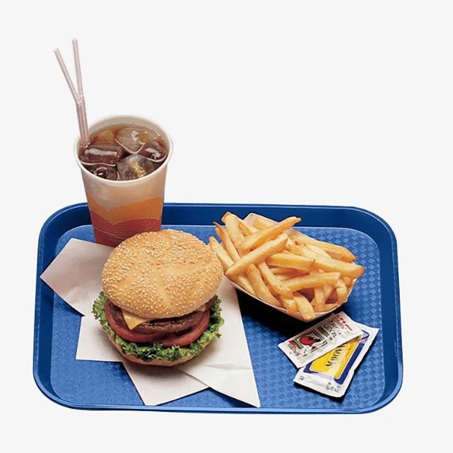 Cambro Fast Food Polypropylene Dark Blue Rectangular Tray 40x30cm
