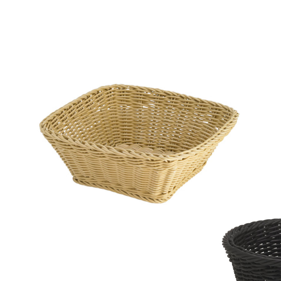 Square Conical Basket Black