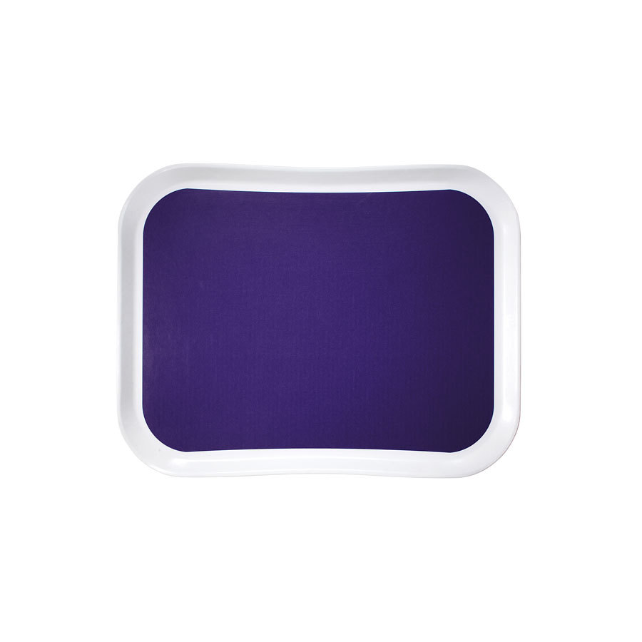 Cambro Versa Lite Polyester Century Fun Aubergine Rectangular Tray 33 x 43cm