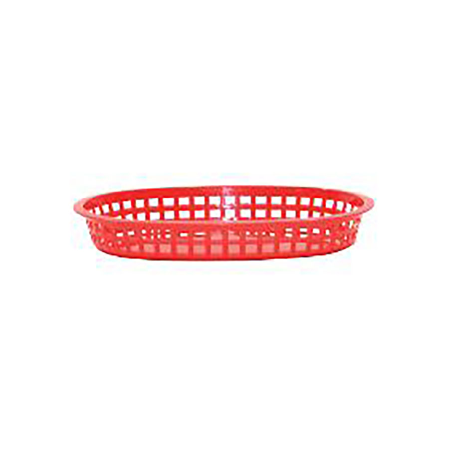 Red Oval Basket 27 x 18 x 4cm