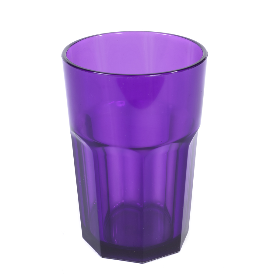 Harfield Copolyester American Style Translucent Purple Tumbler 12oz