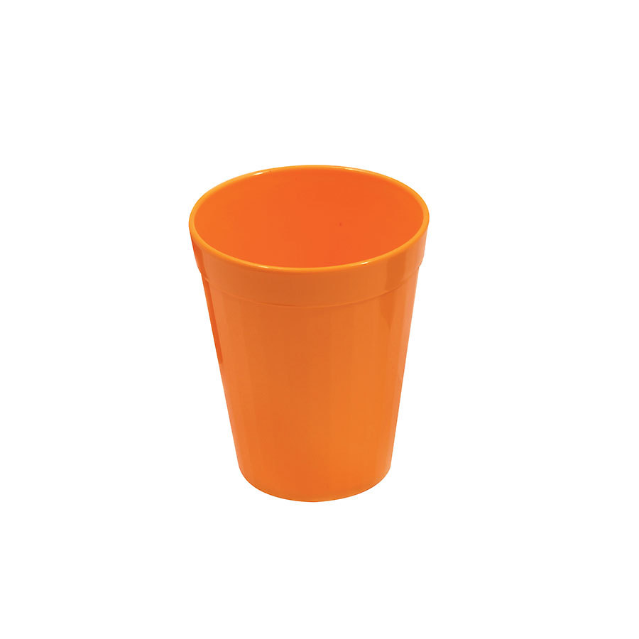 Harfield Polycarbonate Orange Fluted Tumbler 5.25oz