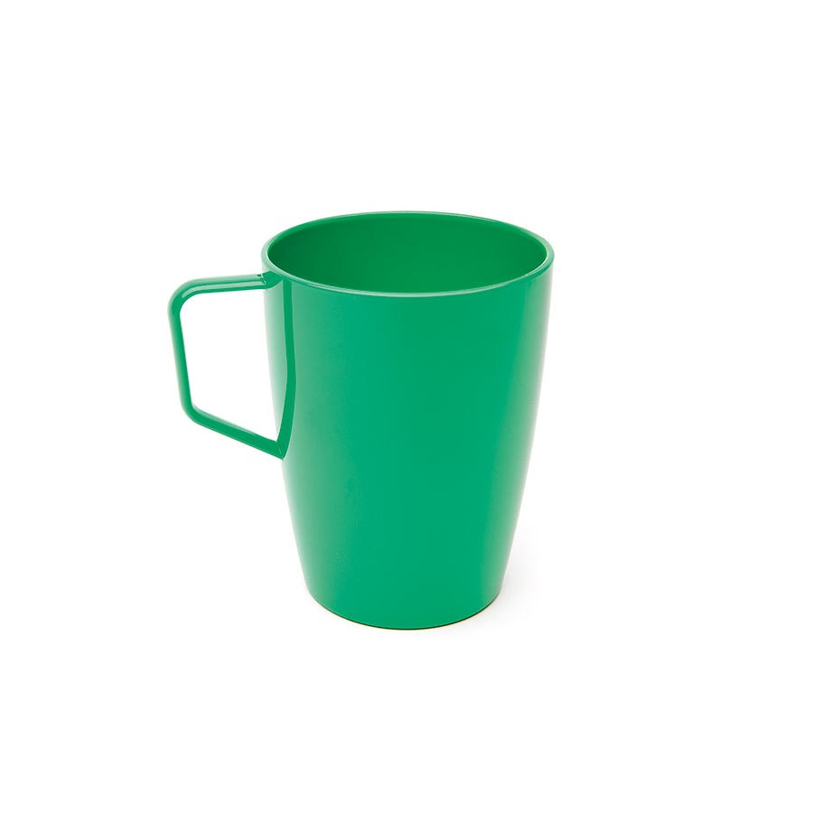 Harfield Polycarbonate Emerald Green Handled Beaker 28cl 10oz