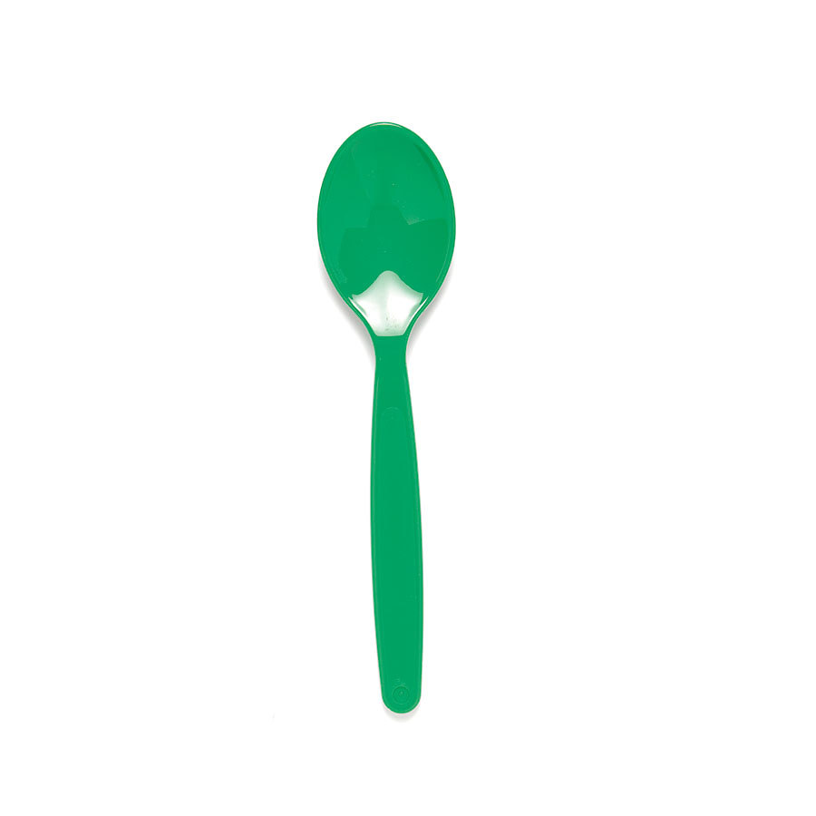 Harfield Polycarbonate Dessert Spoon Small Green 17cm