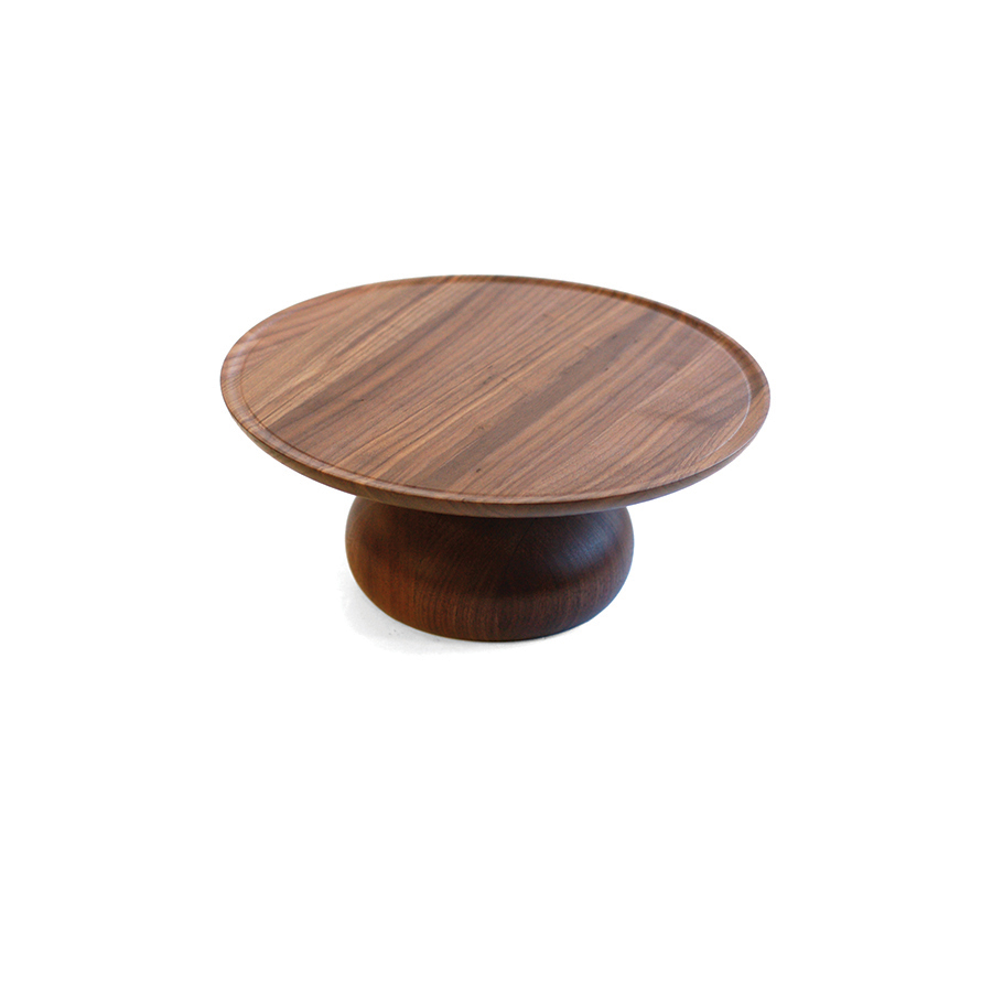 Cake Stand Medium- Walnut