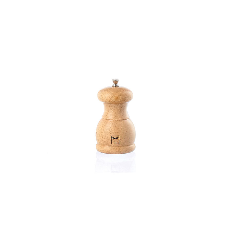 Bisetti Portofino Beechwood Natural Salt Mill 11.5cm