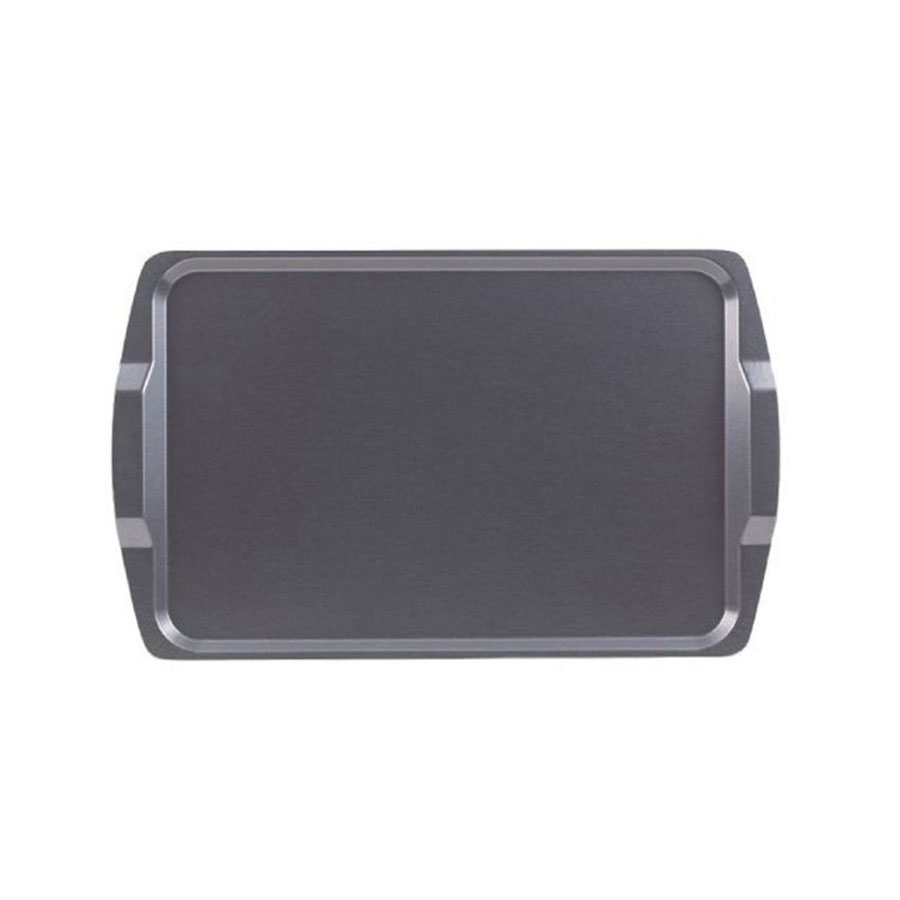 Cambro Capri Laminated Brushed Steel Handled Rectangular Tray 64x40cm