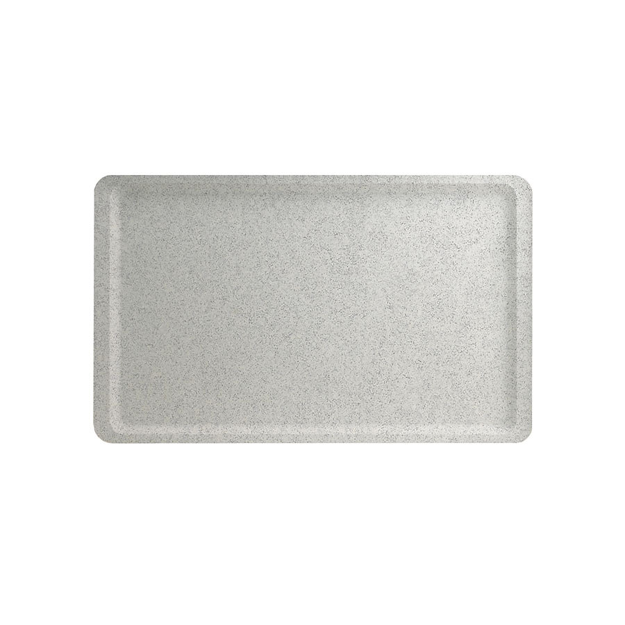 Cambro Versa Lite Polyester Speckled Smoke Rectangular Flat Edge Tray 53x32.5cm