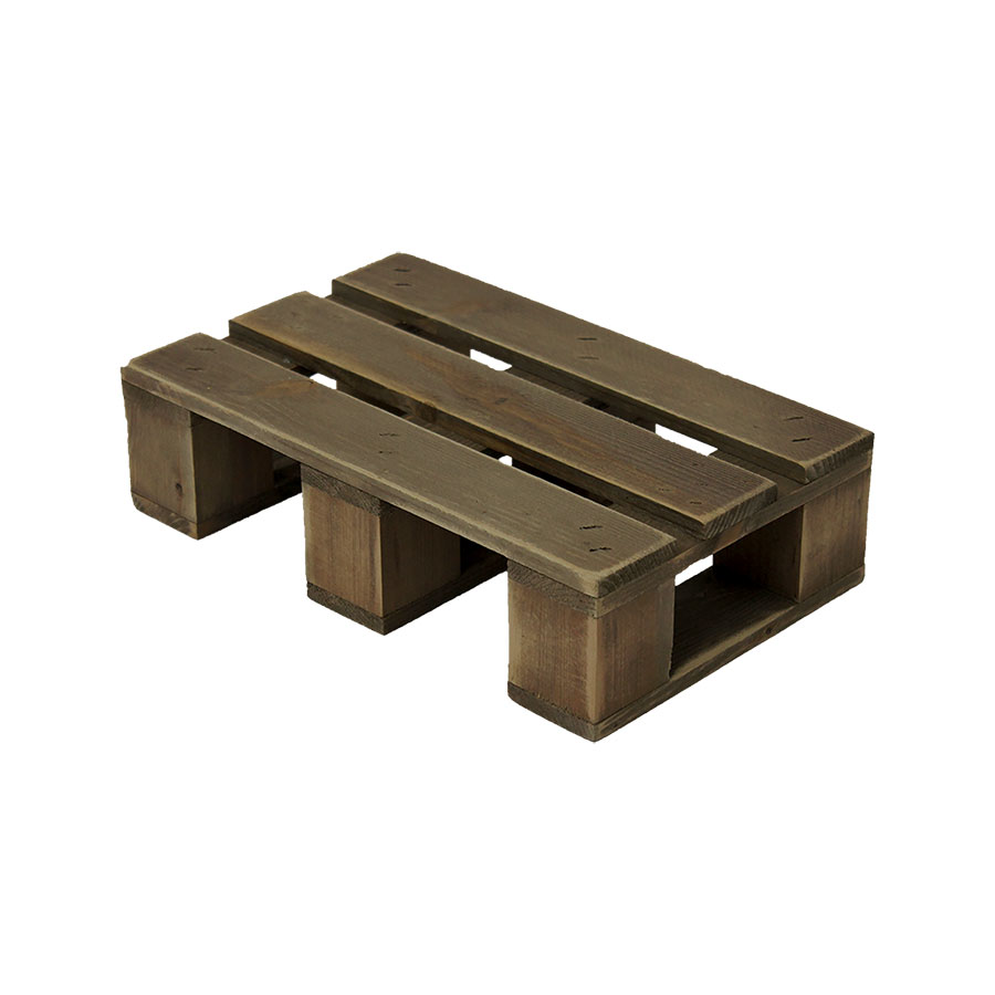 Distressed Wood Mini Pallet 1/4GN