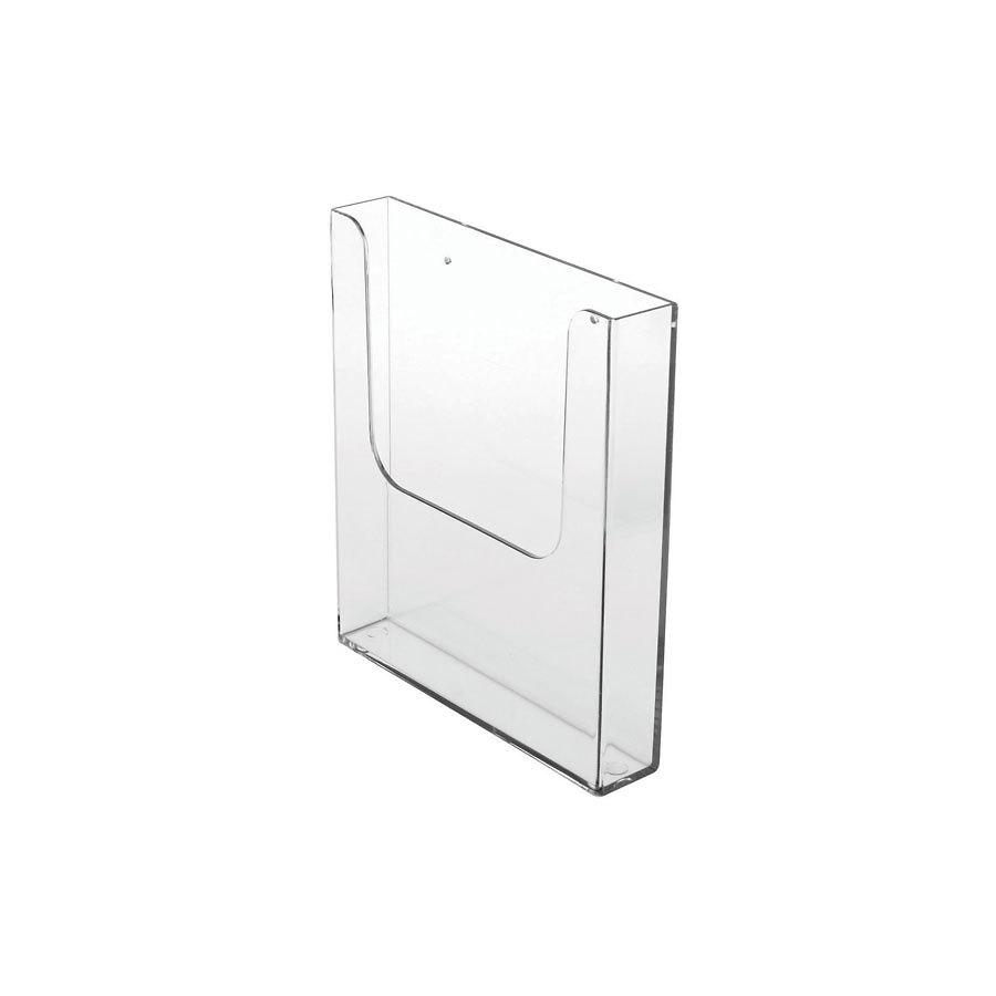 Mileta Wall Mounted Leaflet Holder A5 Portrait Acrylic