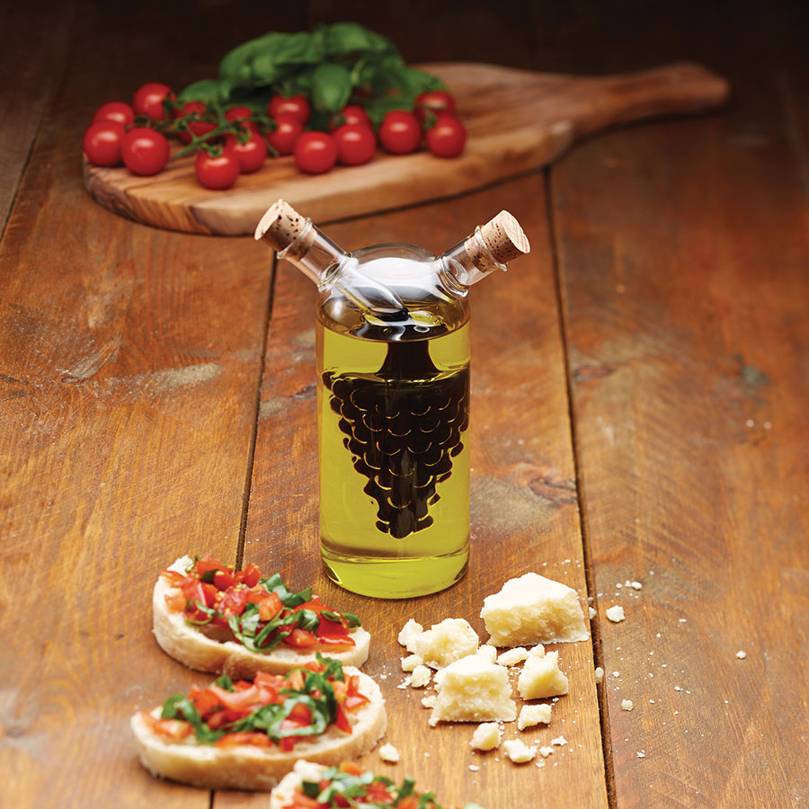 KitchenCraft 2 in 1 Oil & Vinegar Cruet Bottle