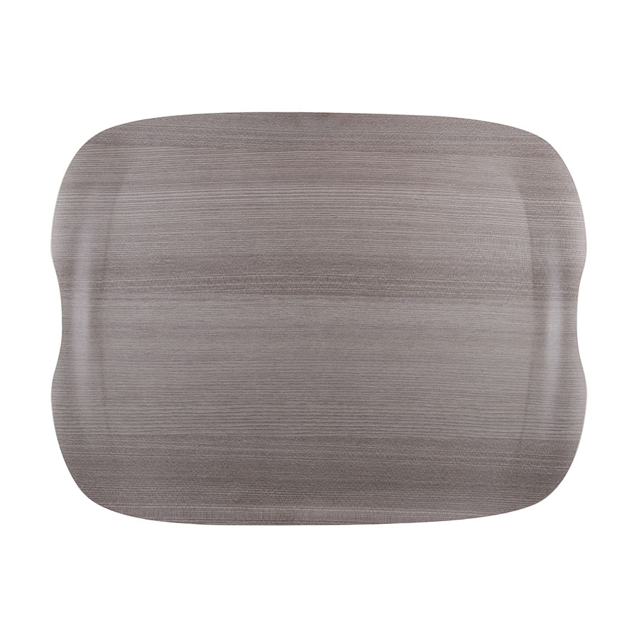 Roltex Tray Wave 43cm x 33cm Grey Wood