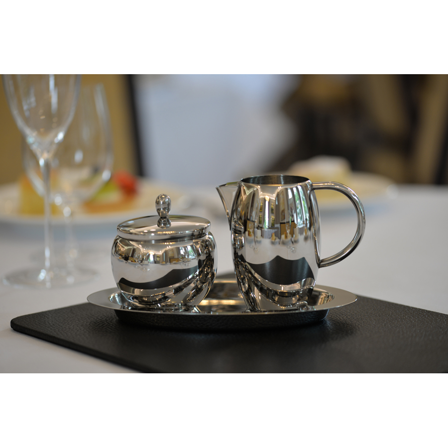 Designer Sugar And Creamer 3PC Set
