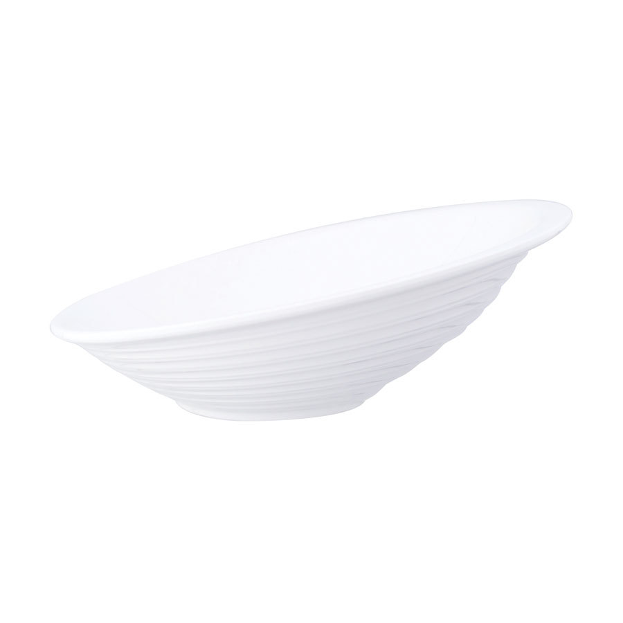 Mirage Dune Melamine Round White Buffet Bowl 33cm 2 Litre 70.4oz