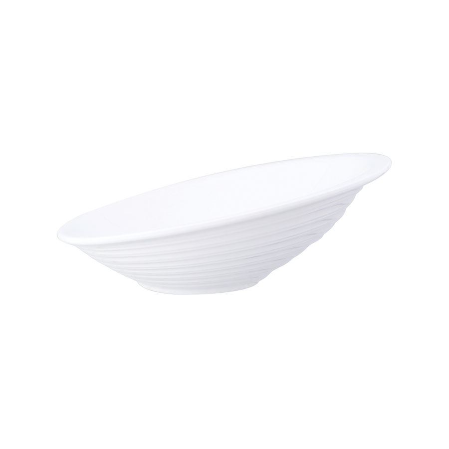 Mirage Dune Melamine Round White Buffet Bowl 28cm 1.1 Litre 38oz