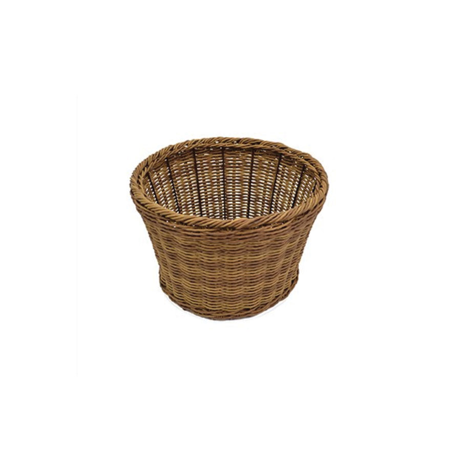 Poly Wicker Willow Barrel Bowl 325 x 205mm
