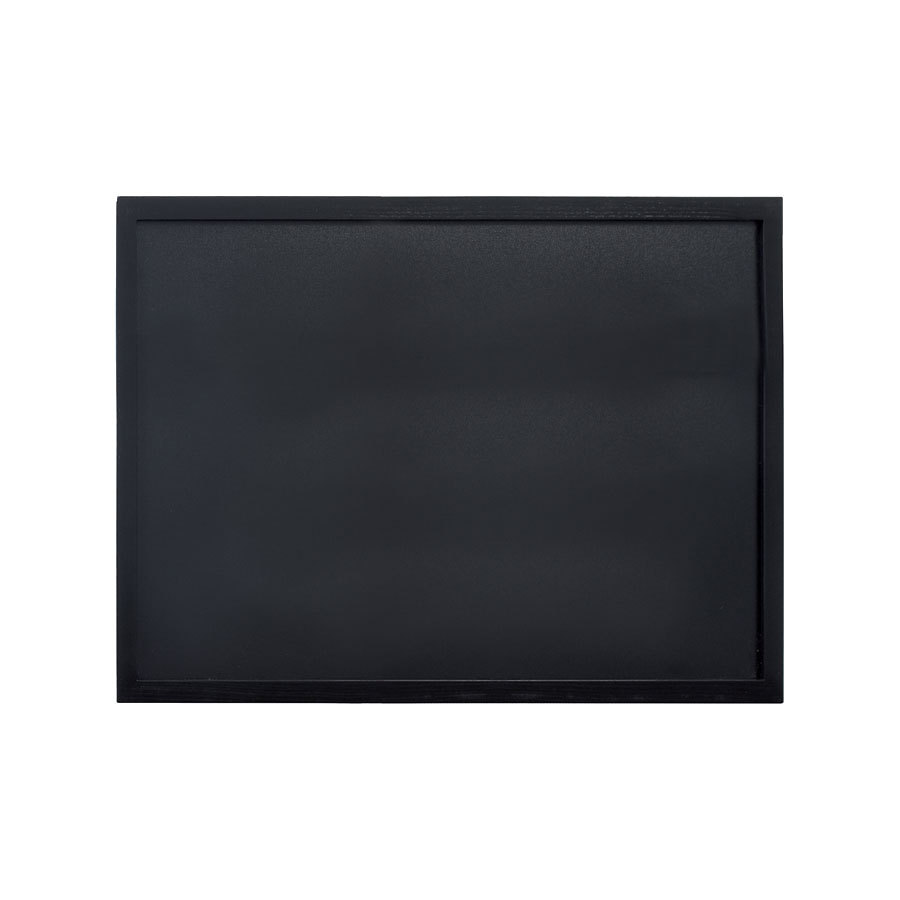 Woody Chalk Board Black Finish