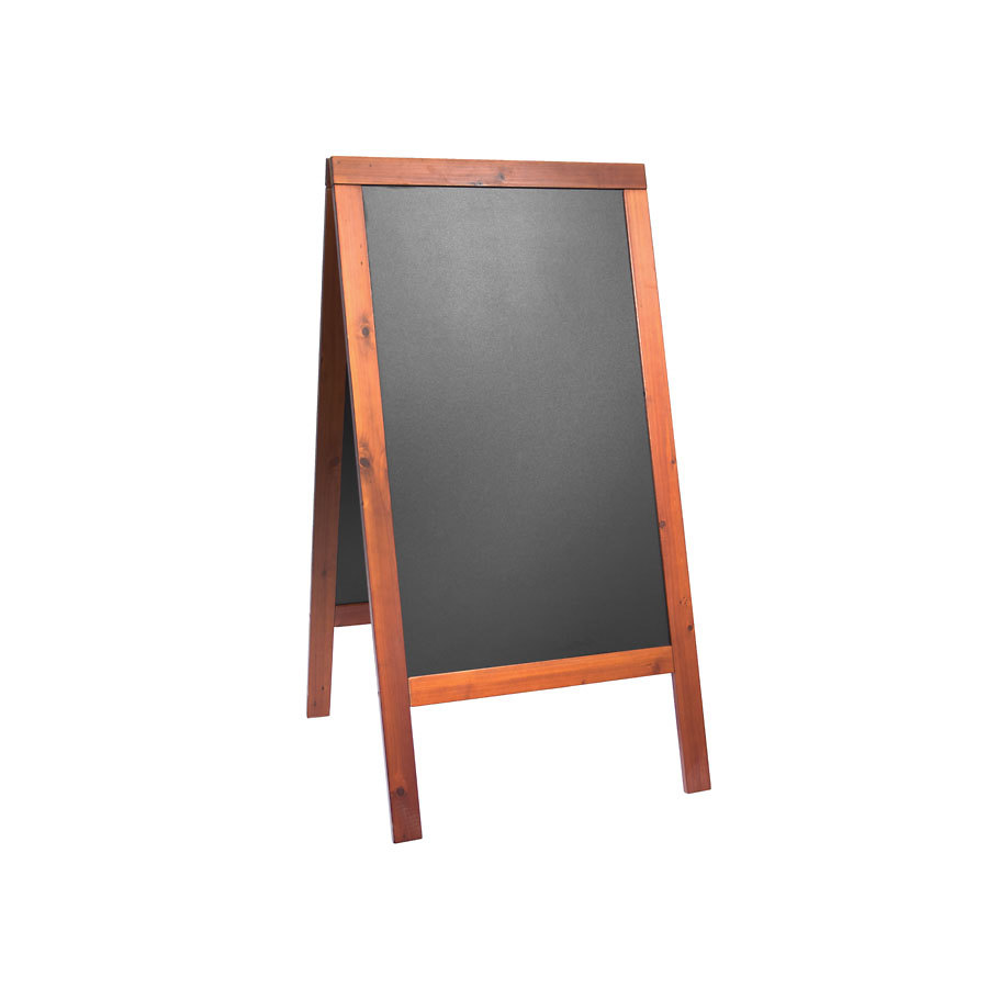 Pavement chalk board mahogany