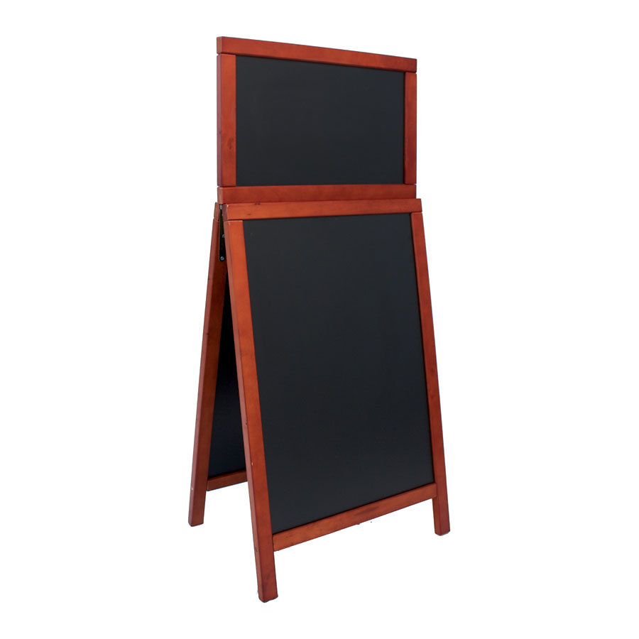 Top hard wood pavement chalk board mahogany