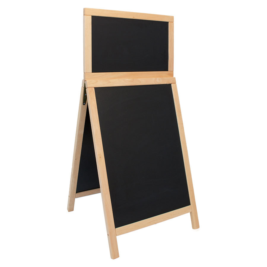 Top hard wood pavement chalk board beech