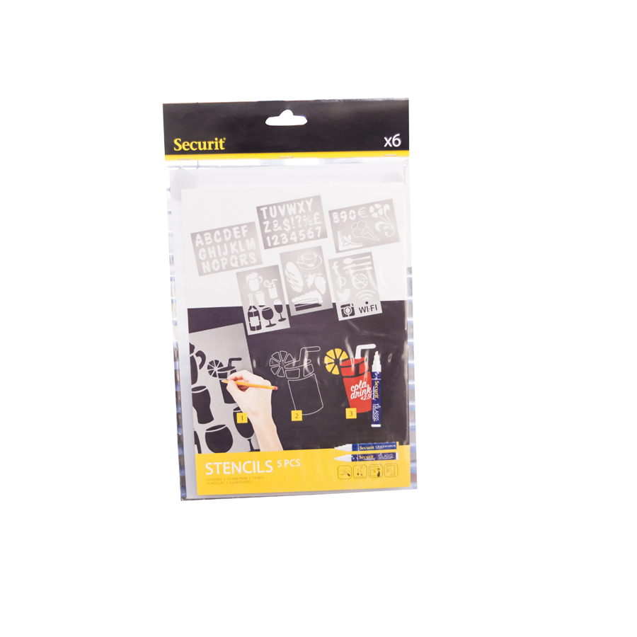 Set Of 5 Stencils
